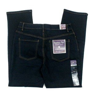 Gloria Vanderbilt Amanda Rinse Noir Jeans 6 Short